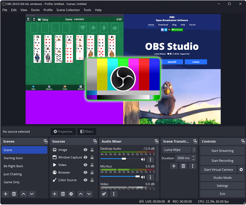 Бесплатная альтернатива Camtasia - OBS Studio